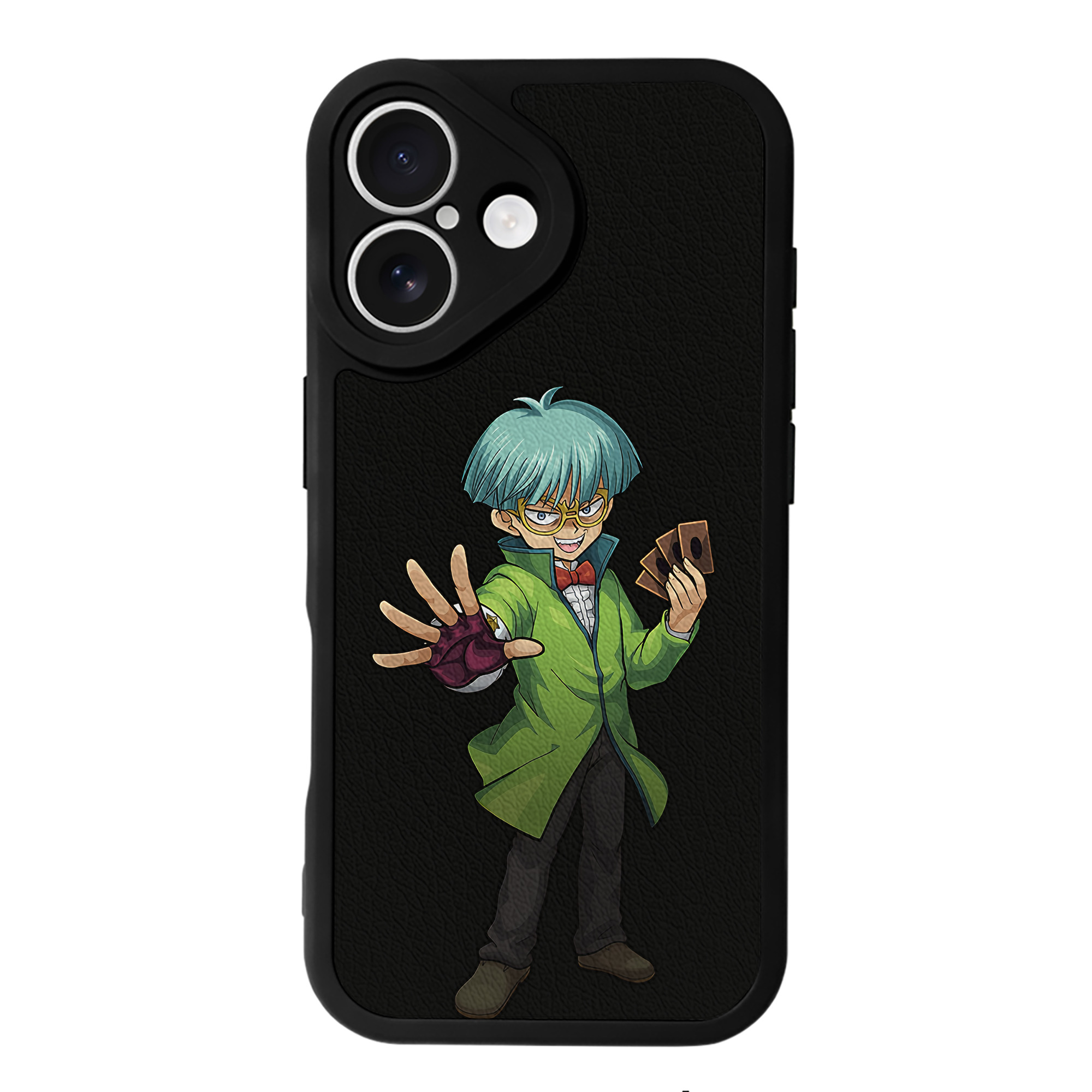遊☆戯☆王 Yu-Gi-Oh! 【iPhone 16シリーズ対応】シリコンスマホケース（レザー調） 材質：シリコン
